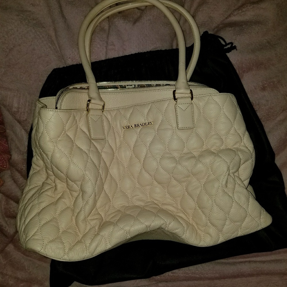 Vera Leather Quilted Emma Purse